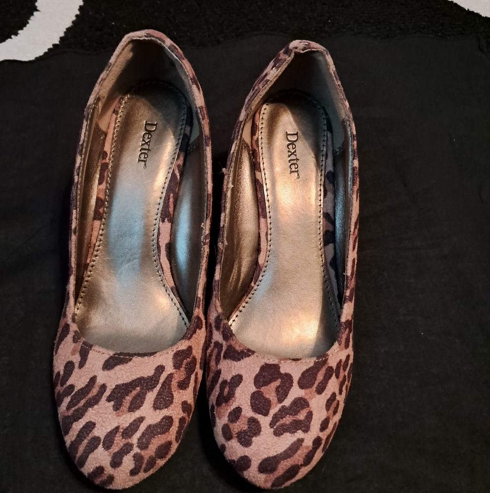Dexter Leopard Print Flats